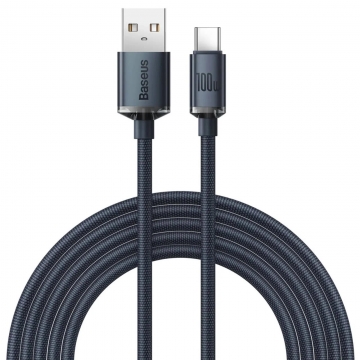 USB cable Type-C Baseus Crystal Shine 2m 100W не дляSamsung