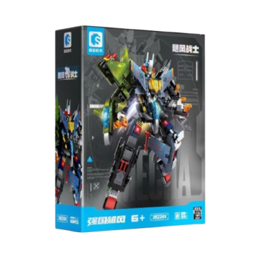 Конструктор Sembo Трансформер 5 в 1 Военный истребитель