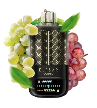 Сигарета электронная ELFBAR Combo 25000 Green Grape/Grape