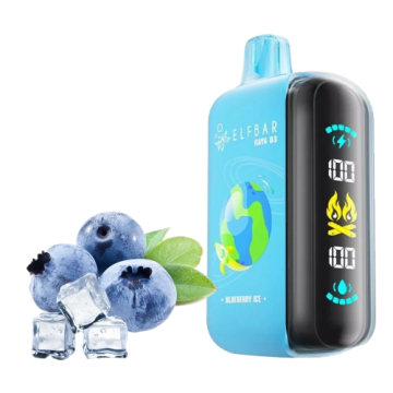 Сигарета электронная ELFBAR 25000 Raya D3 Blueberry Ice