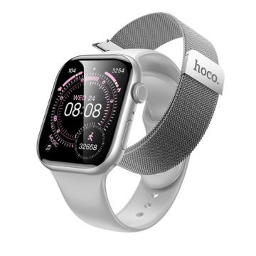 Часы-смарт Hoco Smart Sports Watch Y42 Call Version Silver