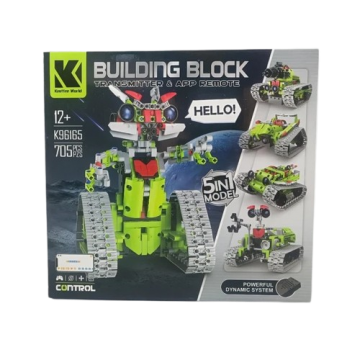 Игрушка Конструктор на радиоуправлении  робот K 96165 705 деталей