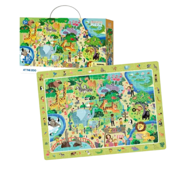 Пазлы Dodo 80 деталей at the zoo (зоопарк)