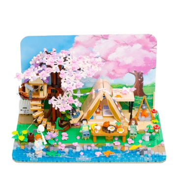 Конструктор Кемпинг с LED-подсветкой 21169 (1265 дет)