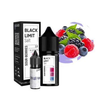 Жидкость OCTOLAB Black Limit (3в1) Sour Berries / Кислые Ягоды