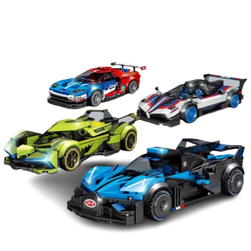 Конструктор SEMBO Машинки 714020-714023